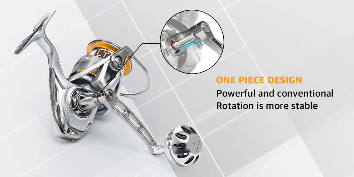 Gomexus Aluminum Handle for Shimano Spinning Reel LMY-A38