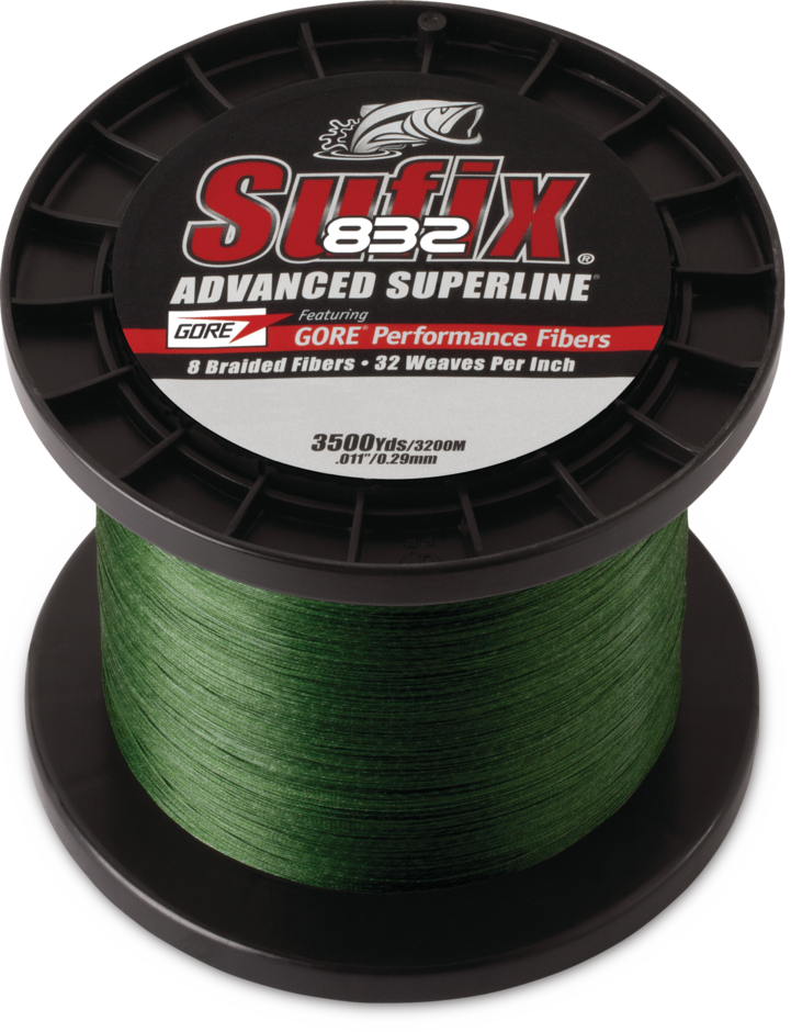 Sufix 832 3000-3500 yd Spools