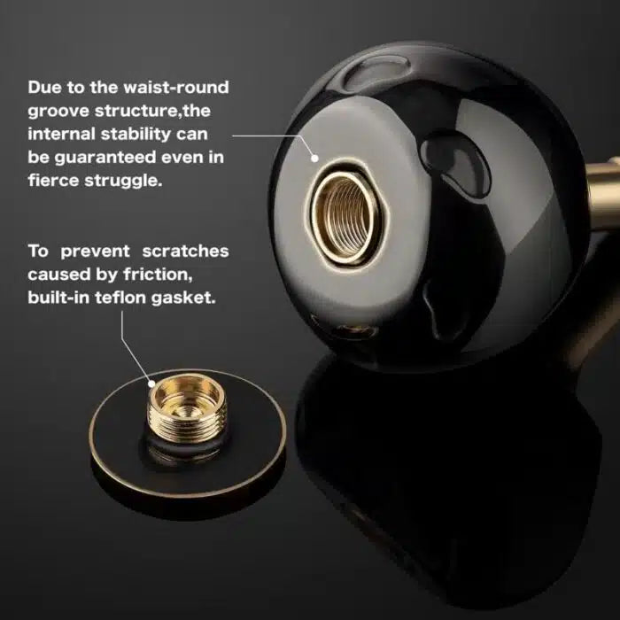 Gomexus Titanium Reel Power Knob 45 50mm TB45