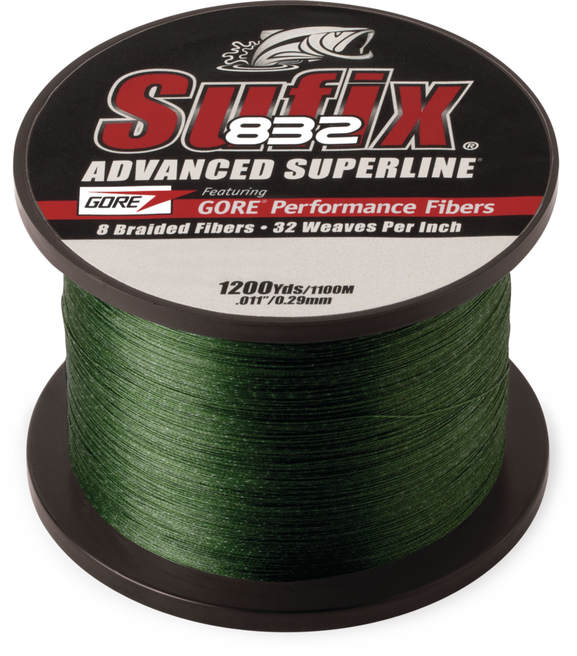 Sufix 832 1200 yd Spools