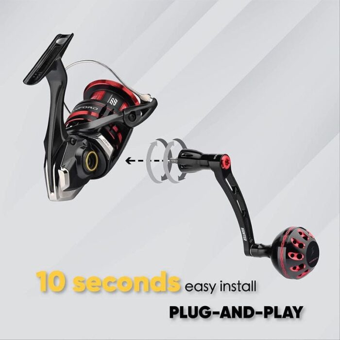 Gomexus Aluminum Handle for Shimano Spinning Reel LMY-A38