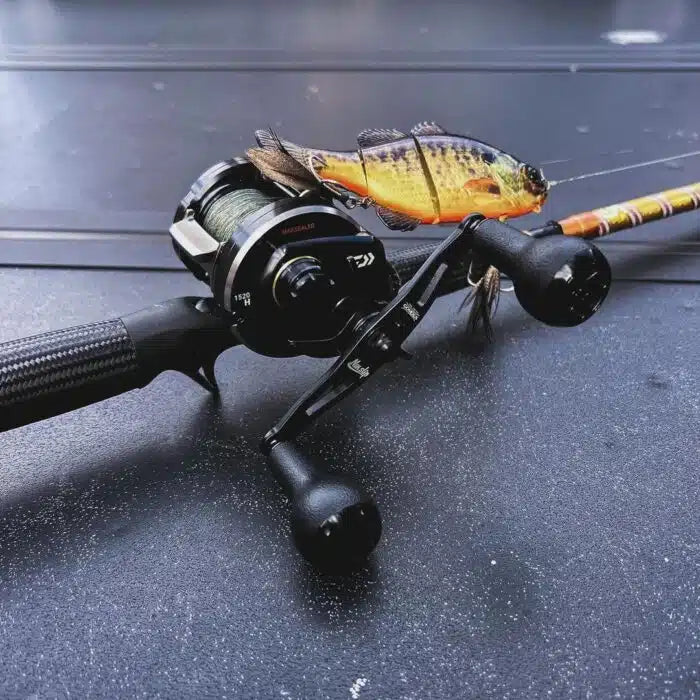 Gomexus Aluminum Handle for Baitcasting Reel with TPE Knob MBD-A27