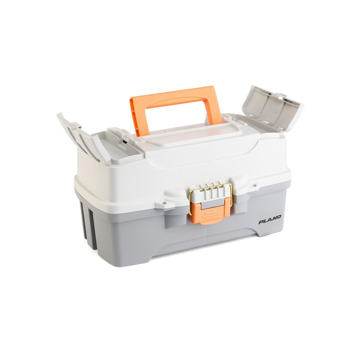 Plano Two-Tray Tackle Box - Light Grey/Dark Grey
