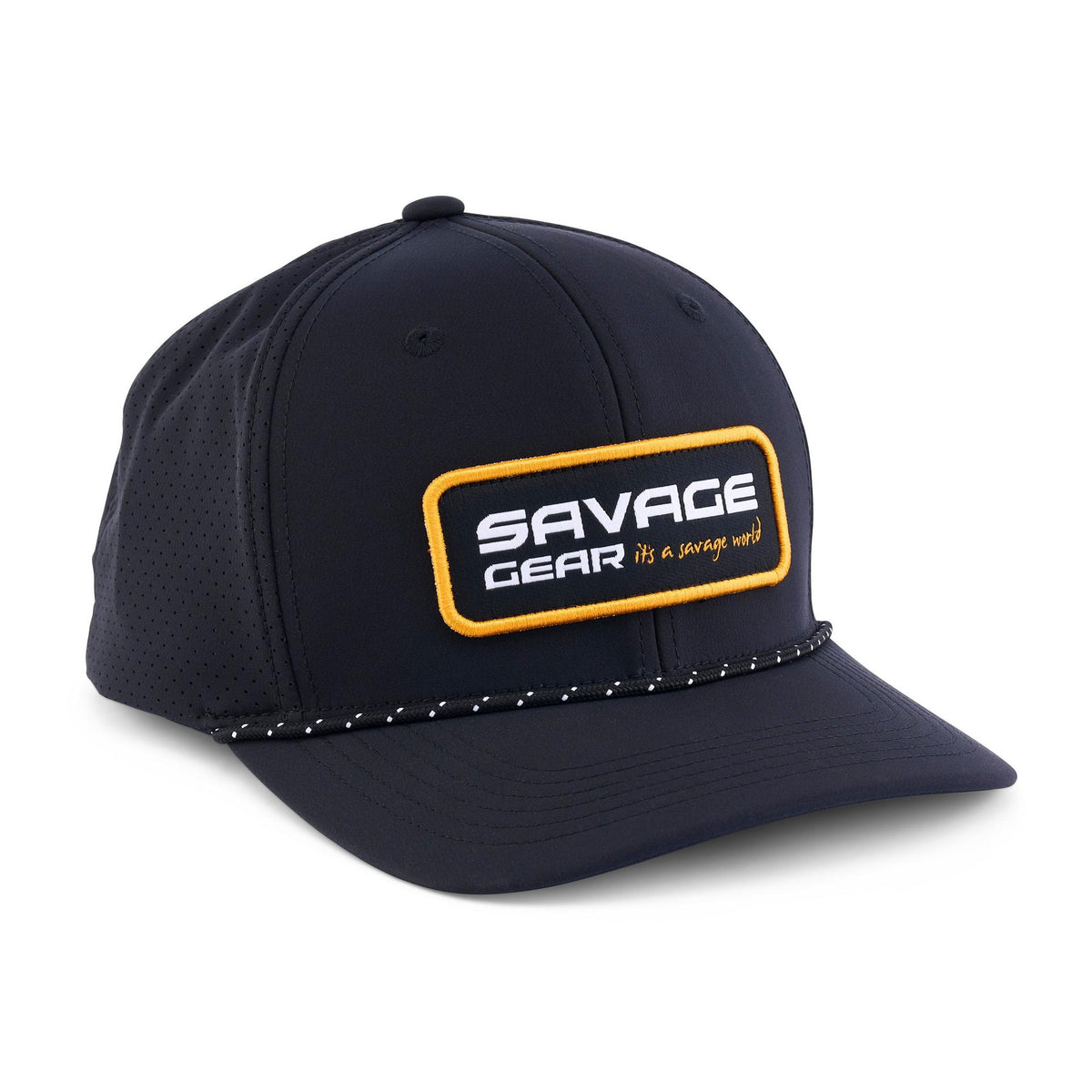 Savage Gear Patch Logo Performance Snapback – Black – view 3