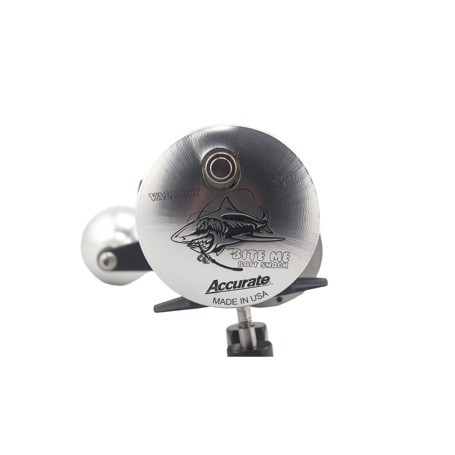 Accurate - Valiant 500 2-Speed Lefty Silver/Black (Shack Edition)