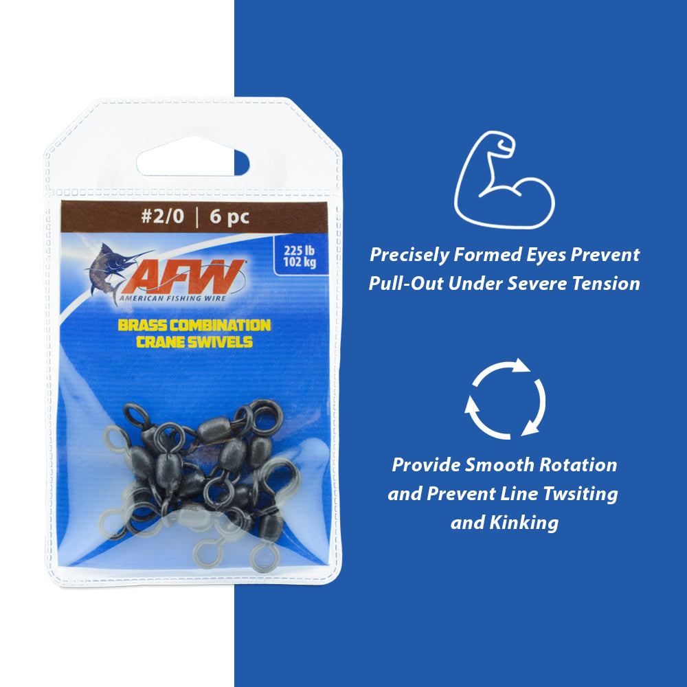 AFW - Brass Combination Crane Swivels