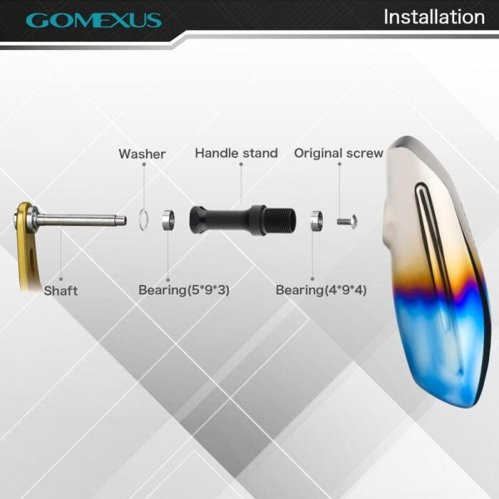 Gomexus Titanium Reel Power Knob 105mm T105