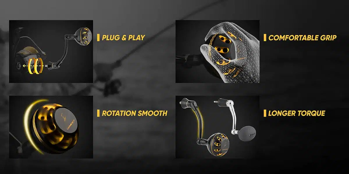 Gomexus Aluminum Handle for Shimano Baitrunner D 4000-8000