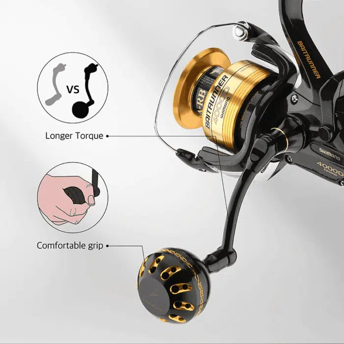 shimano 8000 baitrunner reels Gomexus Aluminum Handle for Shimano Baitrunner D 4000-8000 – Bite Me Bait Shack