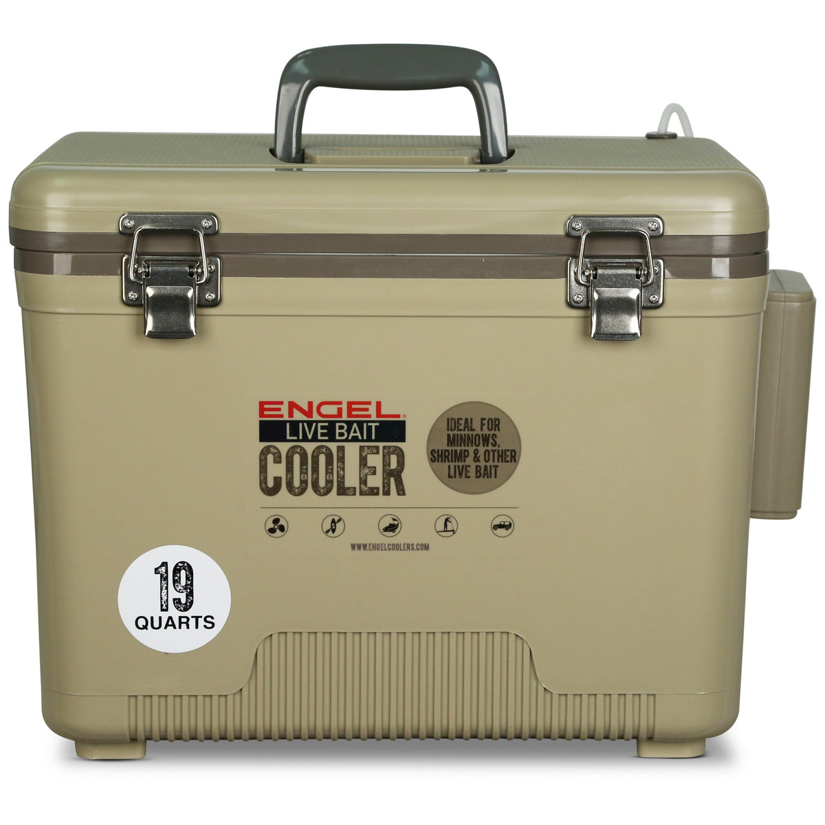 Engel 19Qt Live Bait Pro Cooler - Tan