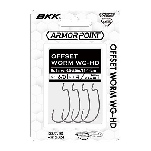 Armor Point Offset Worm WG - HD - BKK Hooks