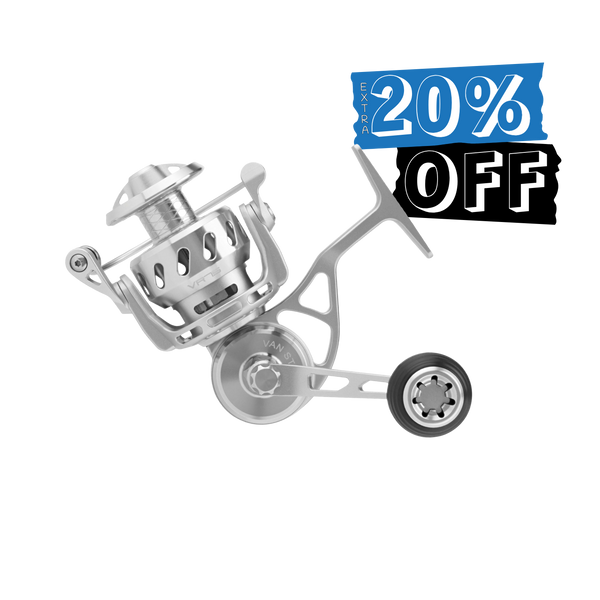 Vanstaal - VR Bailed Silver Spinning Reel