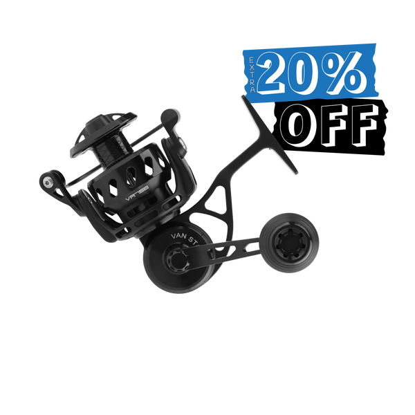Vanstaal - VR Bailed Black Spinning Reel