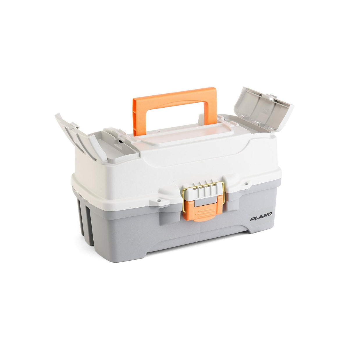 Plano Two-Tray Tackle Box - Light Grey/Dark Grey