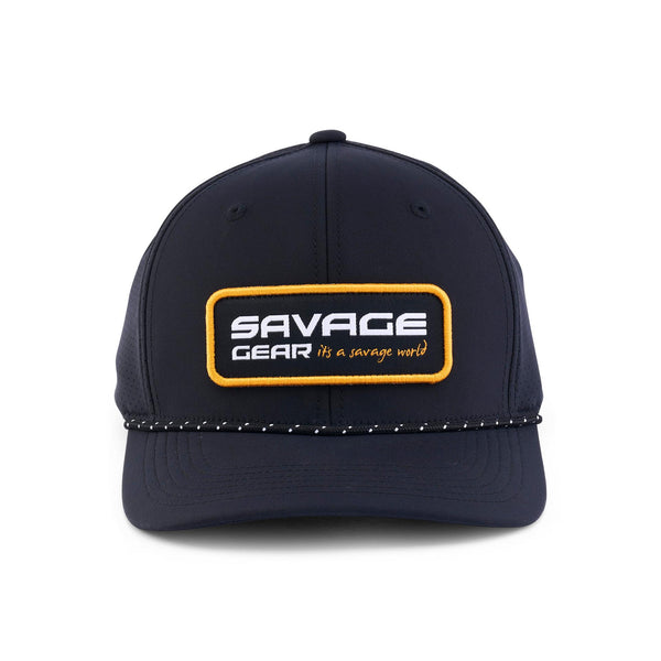 Savage Gear Patch Logo Performance Snapback – Black