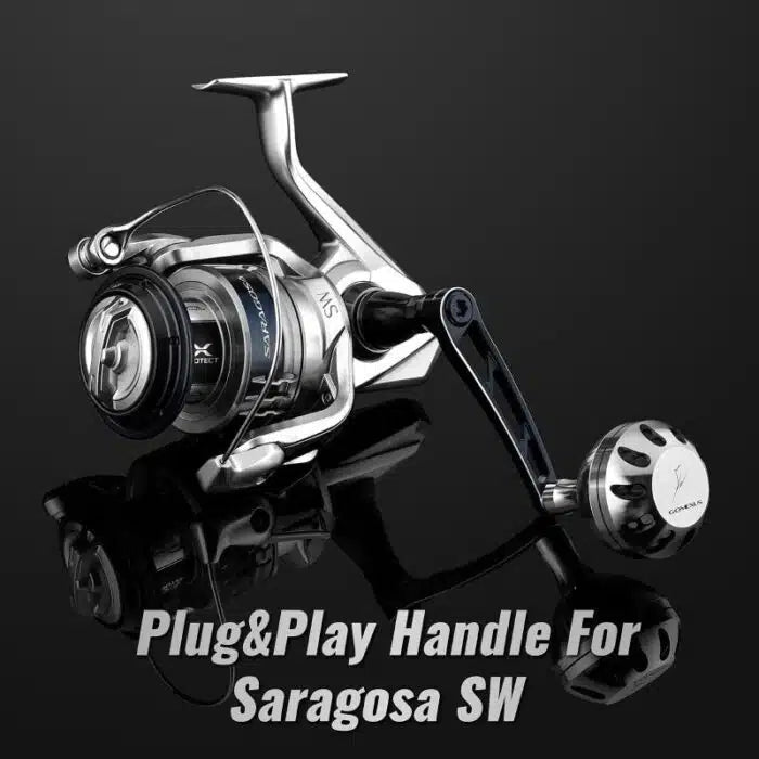 shimano 6000 reel handle Gomexus Aluminum Handle for Shimano Saragosa/Twinpower SW 5000-6000 CJ – Bite Me Bait Shack