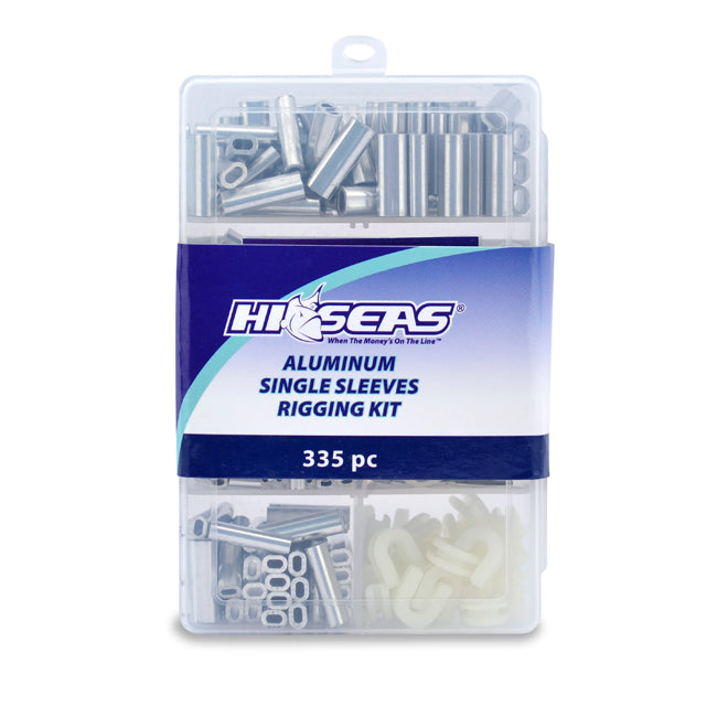 AFW - Tackle Rigging Kits - Mini Double Barrel Sleeves & Thimbles Kit 350 pc